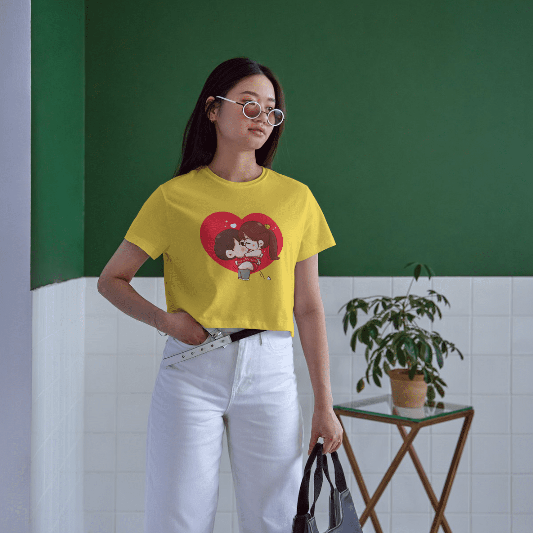 Romantic Love Valentine ( Crop Top )