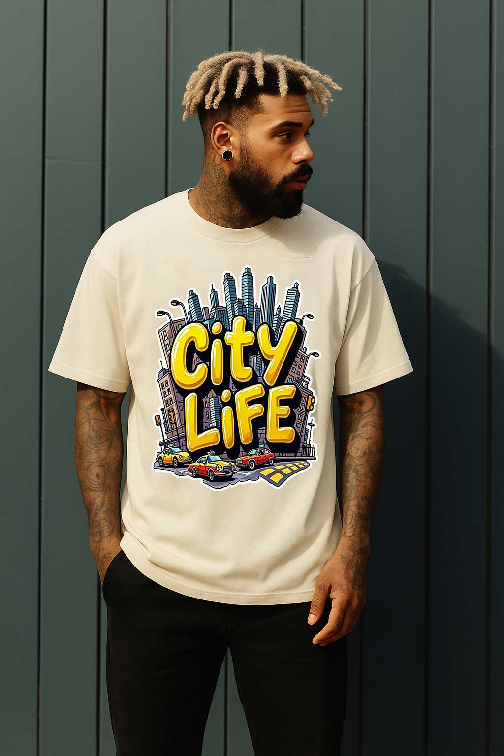 “City Life” Graphic T-Shirt